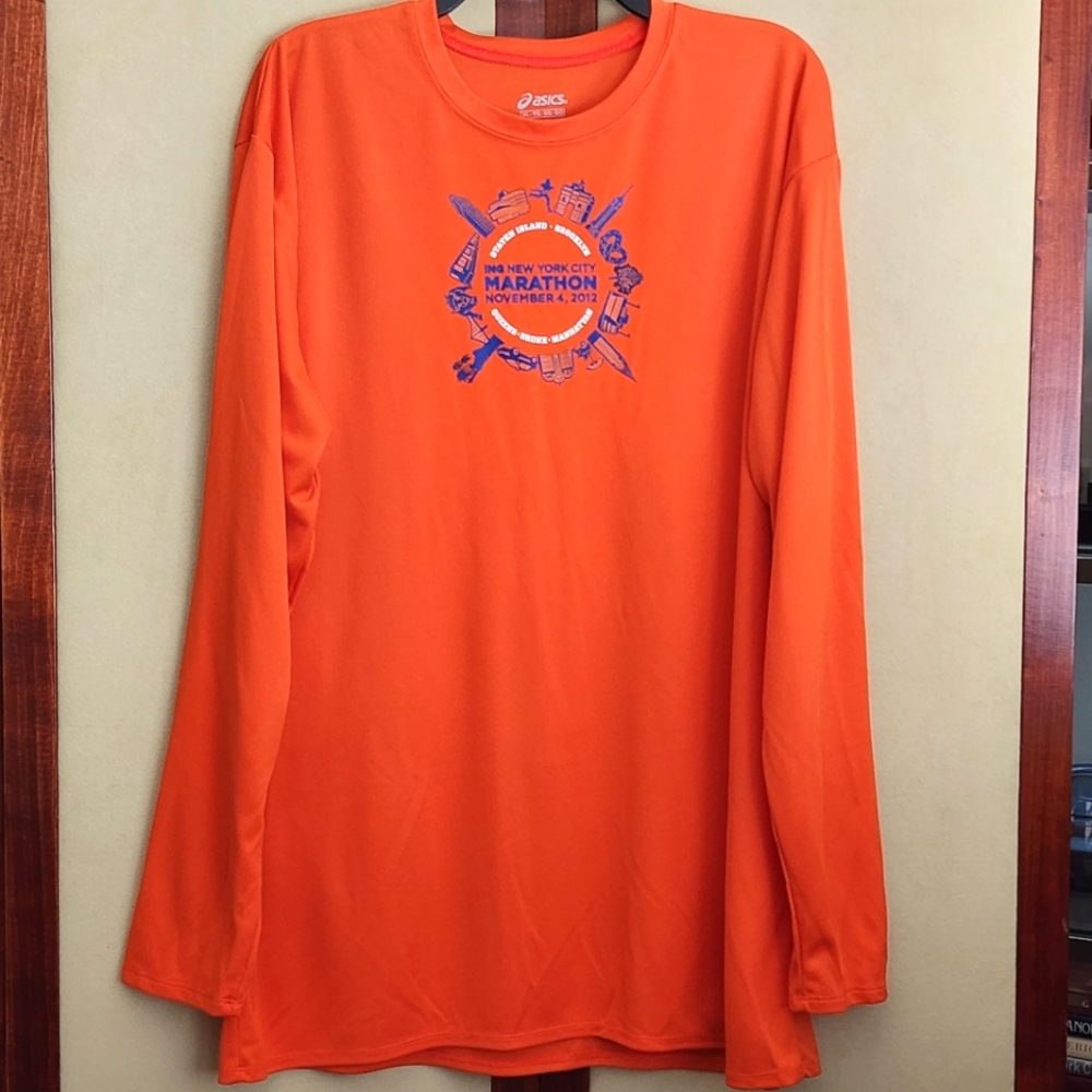 Asics 2012 New York City Marathon Technical Shirt Size XL